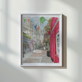 Dame Lane - Original Watercolor Painting
